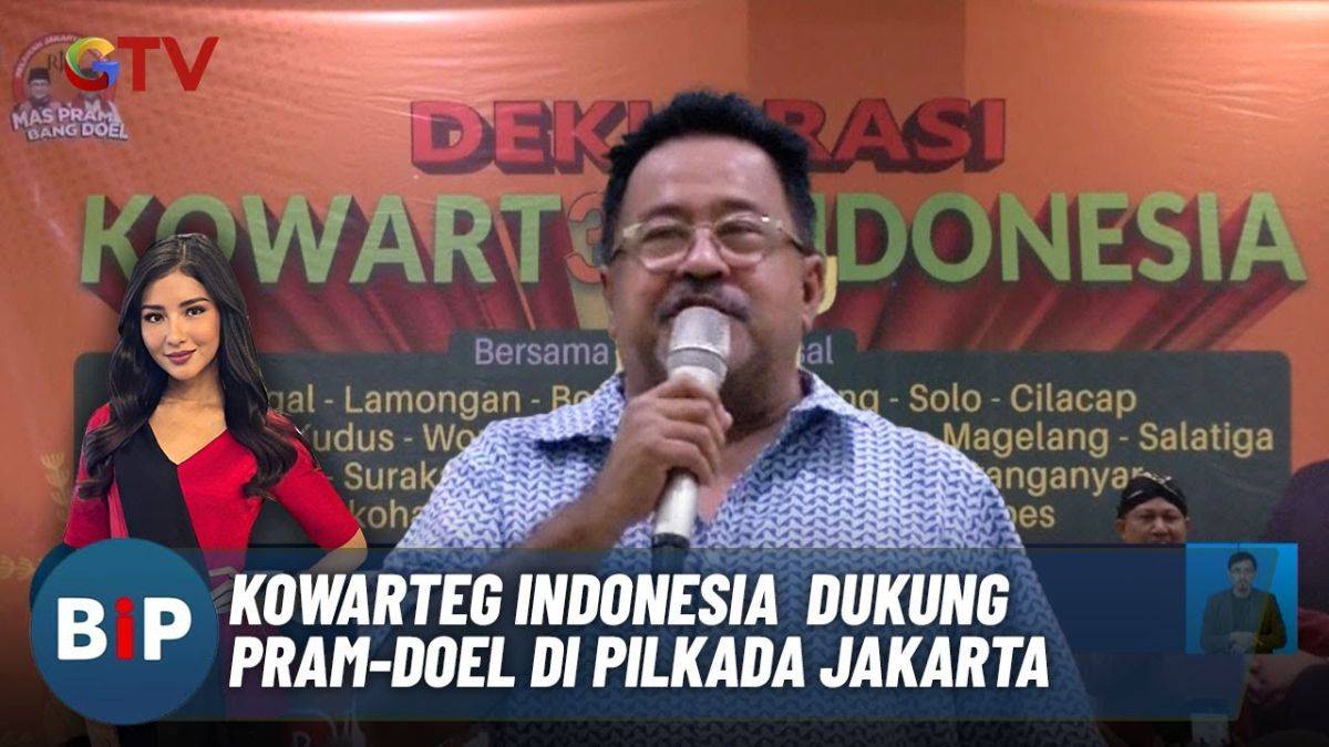GTV - Rano Karno Hadir Deklarasi Dukungan Kowarteg Indonesia